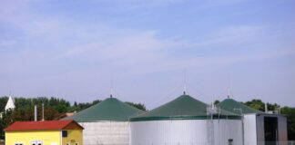 Foto einer Biogasanlage