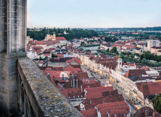 Die Dächer der Altstadt von Steyr
