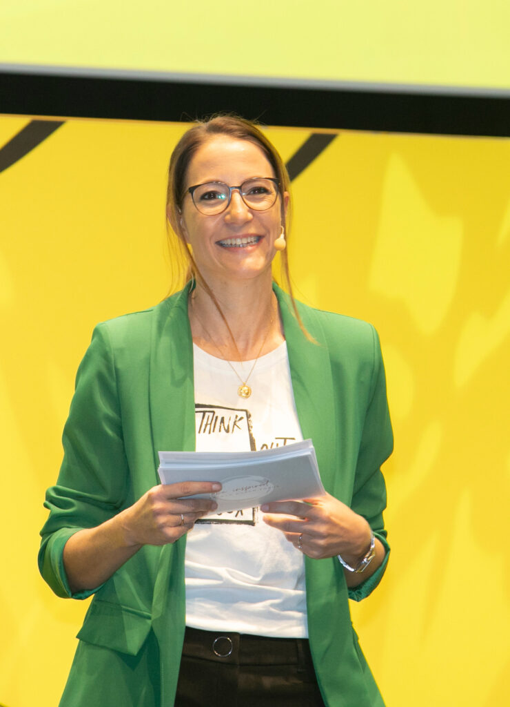 Fokuscoachin Elisabeth Bachleitner beim Fit4Future 2022