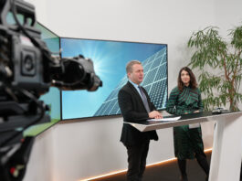 Verbandsobmann Franz Titschenbacher und Moderatorin Sandra Suppan