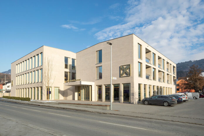 Die neue Zentrale der Raiffeisenbank Vorderland in Sulz