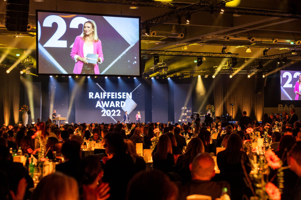 Das Publikum bei den Raiffeisen Awards 2022.