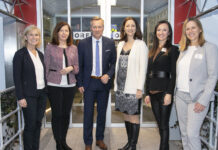 Waltraud Lämmhofer, ORF Salzburg Landesdirektorin Waltraud Langer, Heinz Konrad, Anna Doblhofer-Bachleitner, Barbara Fahrner und Karolina Maric