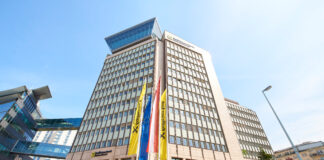 Zentrale der Raiffeisen Bank International (RBI) in Wien
