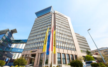 Zentrale der Raiffeisen Bank International (RBI) in Wien