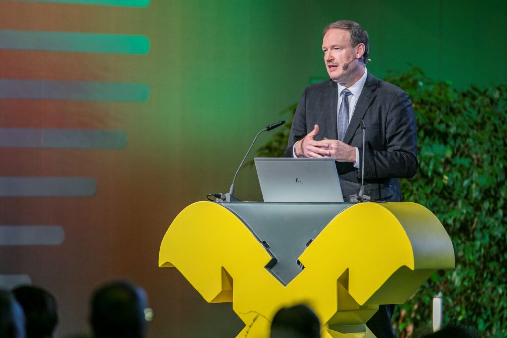 Christian Helmenstein beim Konjunkturgespräch der RLB Steiermark