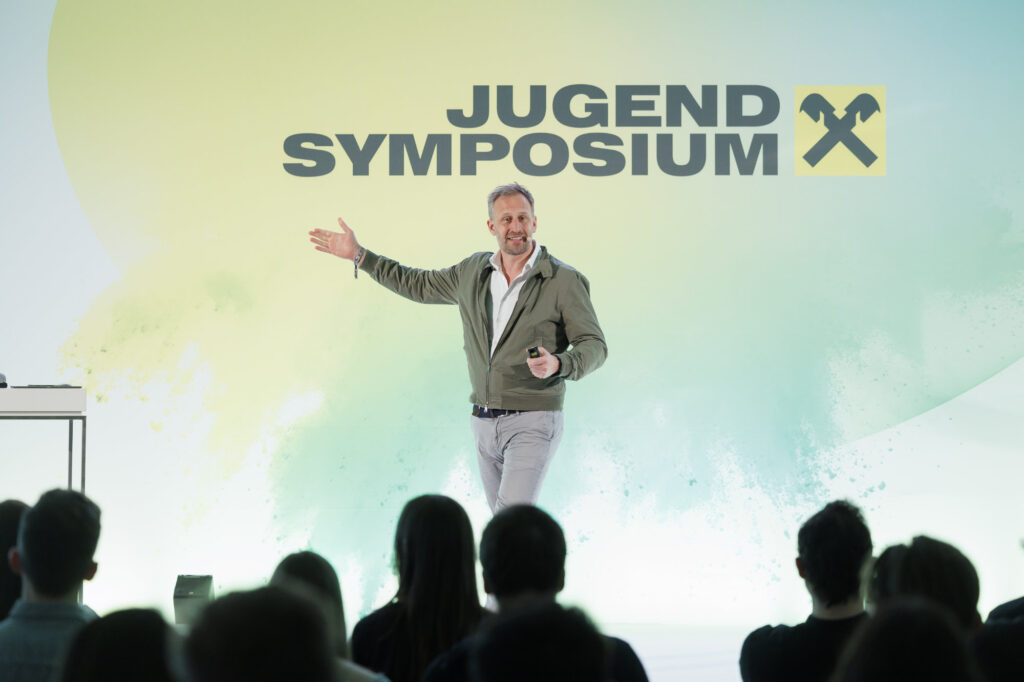 Nick Sohnemann beim Raiffeisen Jugendsymposium 2023