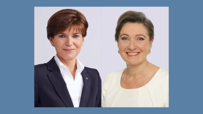 Michaela Keplinger-Mitterlehner und Sigrid Burkowski