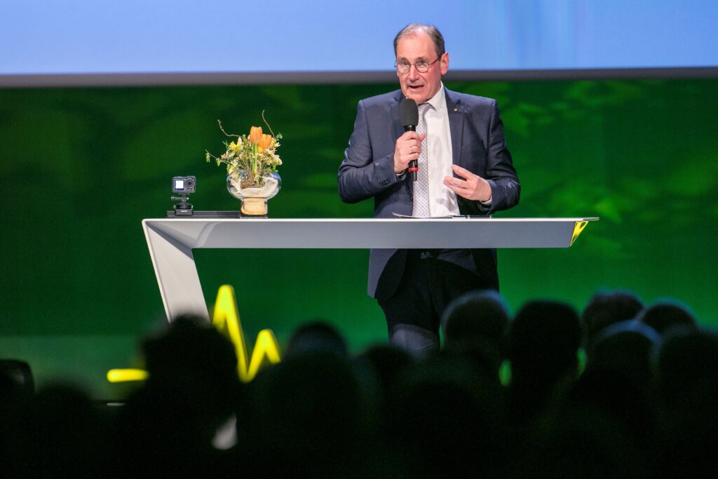 Martin Schaller beim Konjunkturgespräch der RLB Steiermark