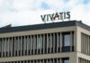 Das Vivatis-Logo am Firmensitz