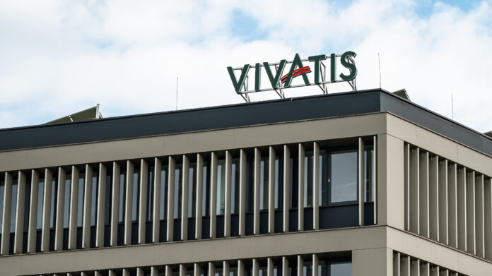 Das Vivatis-Logo am Firmensitz