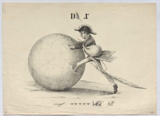 „Metternich und die Weltkugel“, ein satirischer Vergleich Metternichs mit Napoleon