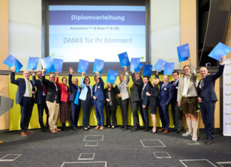 132 Funktionäre haben ihre Ausbildung am Raiffeisen Campus abgeschlossen.