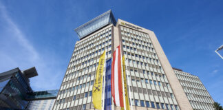 Das RBI Gebäude in Wien
