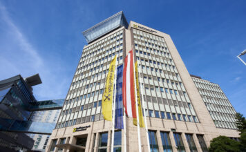 RBI erzielte „sehr gutes Ergebnis“ Das RBI Gebäude in Wien