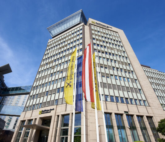 Das RBI Gebäude in Wien