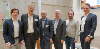 Alexander Sailer, Walter Mösenbacher, Alexander Eisl, Michael Höllerer, Paul Pöltner (DAAA) und Jan-Michael Steiner diskutierten über das Potenzial von Kryptoassets.