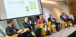 Hannes Loacker, Thomas Bichler, Carmen Kuster (Head Institutional Clients International), Christian Plas und Wolfgang Pinner sehen in der Kreislaufwirtschaft viel Potenzial.