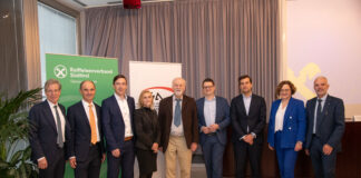 Herbert Von Leon (Obmann des RVS), Michael Nippa, Manuel Schwarzinger, Cornelia Kupa (Organisationsteam), Arnulf Perkounigg, Florian Pedron (RVS), Gabriel von Mitschke-Collande, Regina Wenninger (Genossenschaftsverband Bayern und Vorstandsvorsitzende-Stv. IGA) und Christian Tanner (RVS)