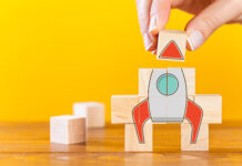 Rakete als Symbolbild für Start-up Unterstützung