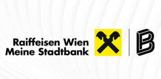 Raiffeisen Wien unf Bitpanda Logo