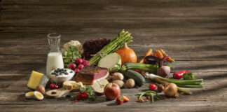 Gemüse Obst Käse Milch Joghurt Speck