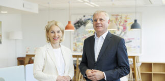 Uniqa-Vorständin Sabine Pfeffer ist verantwortlich für die Marke „Raiffeisen Versicherung“. Alexander Schmidecker ist CEO von Raiffeisen-Leasing.