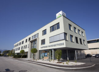 Die Zentrale der neuen "Raiffeisen Lagerhaus Salzburg GmbH" liegt in Salzburg-Bergheim.