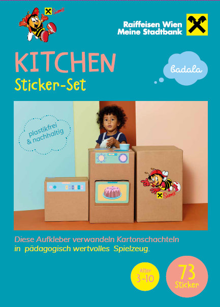 Kitchen Sticker Set zum Weltspartag 2024