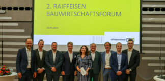 Peter Weissl (Verbandsdirektor RV Stmk), Jürgen Nageler, Christian Neuhold, Florian Stryeck, Moderatorin Sandra Suppan, Friedrich Mühlener (IfEA), Werner Schönfelder, Matthias Reith und Patrick Lampl (RV Steiermark)