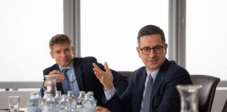Johannes Rehulka und Gunter Deuber bei der Pressekonferenz