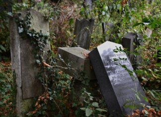 GRabsteine am Zentralfriedhof als Symbolbild für Tod und Sterben