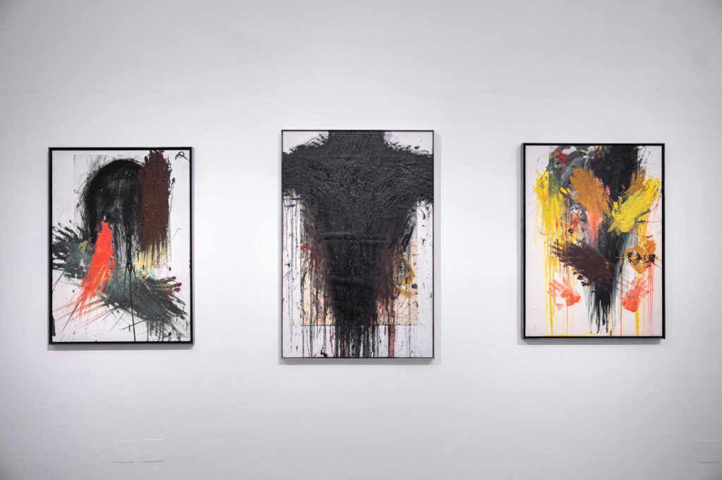 Ausstellungsansicht Arnulf Rainer Museum