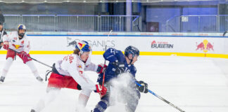 Joonas Niemelä (EC Kitzbühel) im Spiel gegen die Red Bull Hockey Juniors