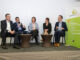 Sorgten für zahlreiche Einblicke: Günter Dreher, Gerhard Walther (Vorstandsvorsitzender GVB), Angela Kohl, Sophie Leuenberger und Moderator Manuel Hanselmann © Thomas Hanni