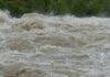 Hochwasserfluten als Symbolbild für Klimawandel