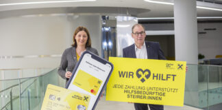 Nora Tödtling-Musenbichler und Martin Schaller freuen sich über die Fortführung der Weihnachtsaktion.