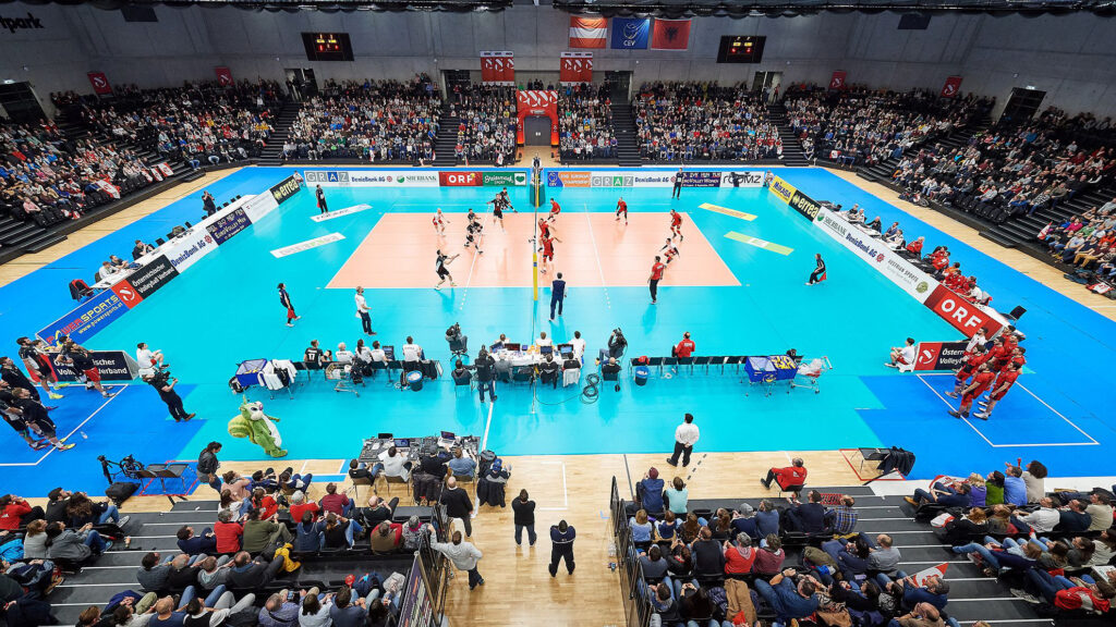 Volleyball im Raiffeisen Sportpark Graz