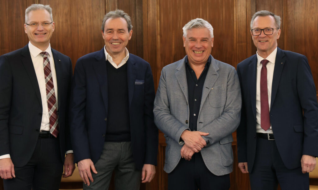 Andreas Derndorfer, Otmar Michaeler, Erich Falkensteiner und Heinz Konrad