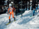 Emma Albrecht beim Skibergsteigen