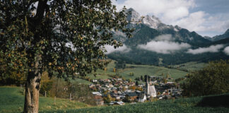 Blick auf Maria Alm am Steinernen Meer