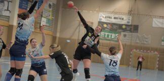 Die Handball-Damen der Union Korneuburg in Action