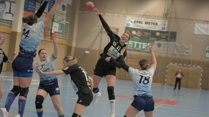 Die Handball-Damen der Union Korneuburg in Action