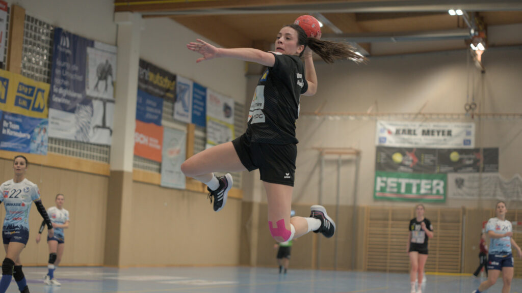 Die Handball-Damen der Union Korneuburg in Action