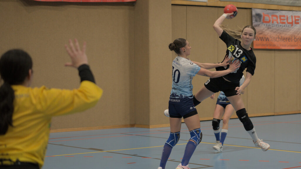 Die Handball-Damen der Union Korneuburg in Action