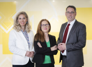 Im Bild: Daniela Uhlik-Kliemstein, Karin Kunrath und Dieter Aigner © Nadine Zineldin