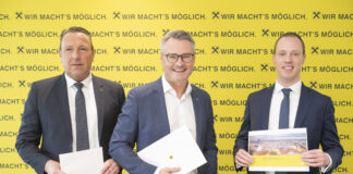 Erwarten heuer eine höhere Dynamik am Immobilienmarkt: Andreas Glettler, Rainer Stelzer und Matthias Reith
