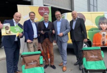 Dietmar Slowakiewicz und Bernhard Meisl (beide GF Café+Co Deutschland), Thomas Karl (GF Firmengruppe Karl), Fritz Kaltenegger (CEO Café+Co Int.) und Wolfgang Wagner (GL Café+Co Int.)