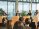 Erwin Hameseder, Angelika Hofer-Orgonyi und Annette Scheckmann diskutierten mit Sigrid Seebacher über Frauennetzwerke, Führung und Quoten.