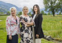 Sandra Bräuer, Susanne Landerer und Suzana Radovanovic sind die Ansprechpartnerinnen in Maishofen.